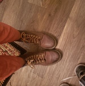 Brown Dr. Martens 8 eyelet Boots